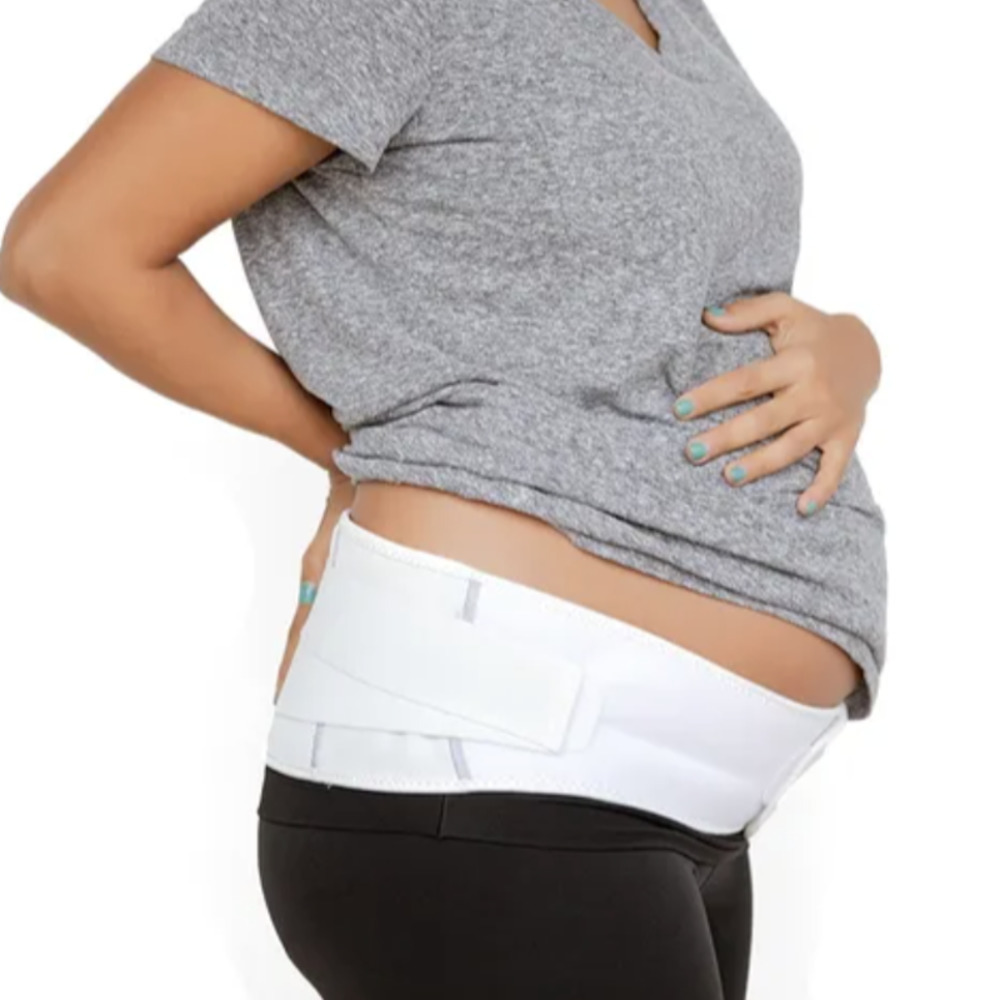Motif Meidcal Pregnancy Support Band in White, Size L